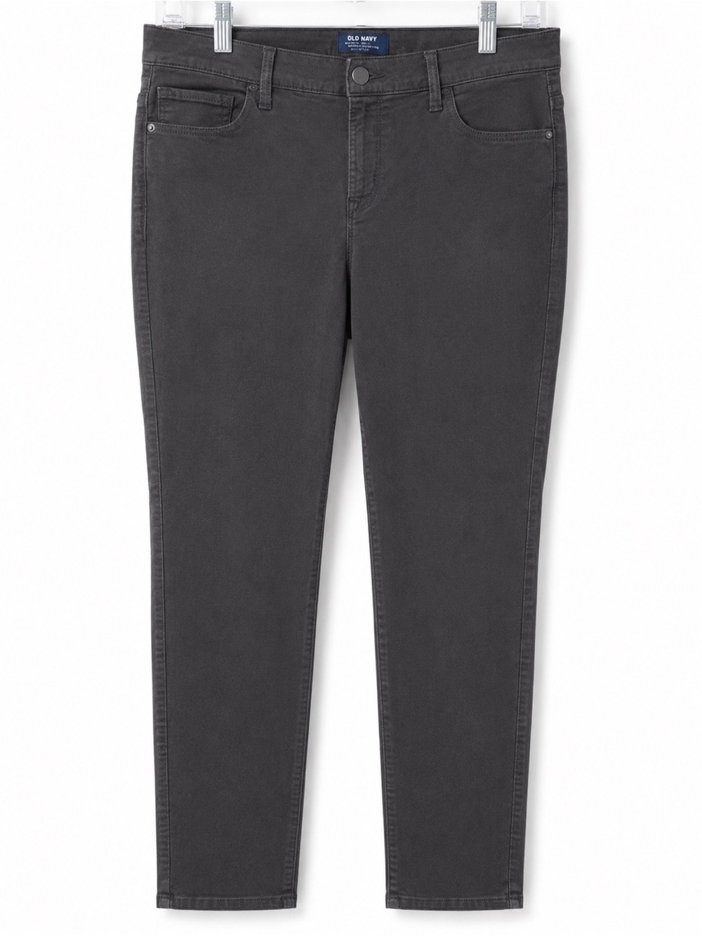 Old Navy Rockstar Mid-Rise Gray Skinny Jeans – Size 12